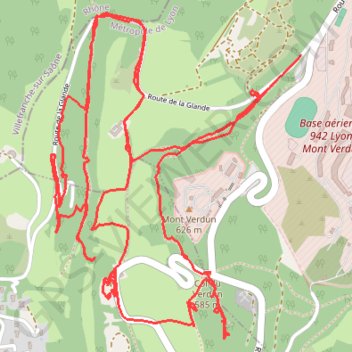 Itinéraire Balade de bornes au Verdun, distance, dénivelé, altitude, carte, profil, trace GPS