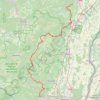 Itinéraire De Andlau à Thann sur le GR 5, distance, dénivelé, altitude, carte, profil, trace GPS