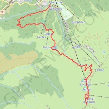 Itinéraire Plomb du Cantal, distance, dénivelé, altitude, carte, profil, trace GPS