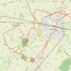 Itinéraire Campagne autour d'Hazebrouck, distance, dénivelé, altitude, carte, profil, trace GPS