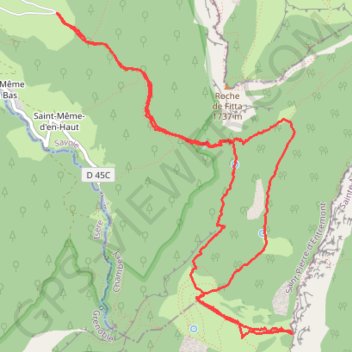 Itinéraire Le Grand Manti, distance, dénivelé, altitude, carte, profil, trace GPS