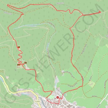 Itinéraire Balade autour de Ribeauvillé, distance, dénivelé, altitude, carte, profil, trace GPS