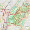 Itinéraire Randonnée au Bois de Boulogne, distance, dénivelé, altitude, carte, profil, trace GPS