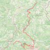 Itinéraire Jour 2, distance, dénivelé, altitude, carte, profil, trace GPS