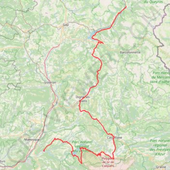 Itinéraire Jour 2, distance, dénivelé, altitude, carte, profil, trace GPS