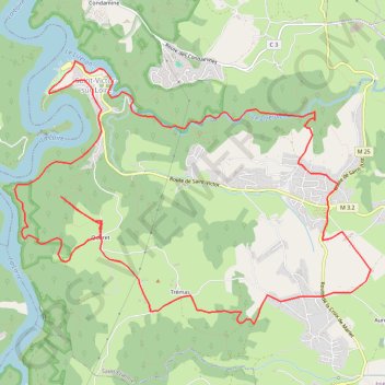 Itinéraire Autour de Saint-Victor, distance, dénivelé, altitude, carte, profil, trace GPS