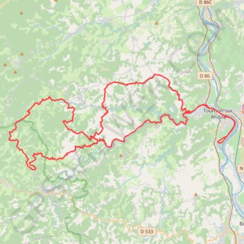 Itinéraire CaBoSsE ROUGE 23-15657531, distance, dénivelé, altitude, carte, profil, trace GPS