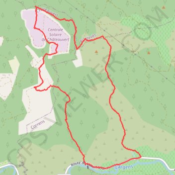 Itinéraire Correns - Vallon Sourn - Vallon des Baumes, distance, dénivelé, altitude, carte, profil, trace GPS