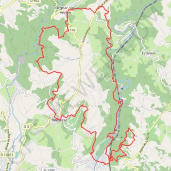 Itinéraire Trail des Coteaux, distance, dénivelé, altitude, carte, profil, trace GPS