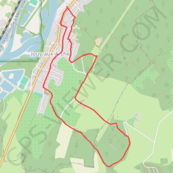 Itinéraire Jouy-aux-Arches - Saint-Blaise, distance, dénivelé, altitude, carte, profil, trace GPS