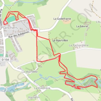 Itinéraire vtt saint planchers2024, distance, dénivelé, altitude, carte, profil, trace GPS