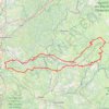 Itinéraire Itinéraire de 639 Lagarrigue S, 46600 Baladou, France à D803, 46600 Baladou, France, distance, dénivelé, altitude, carte, profil, trace GPS