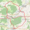 Itinéraire Circuit des Deux Nieds - Courcelles Chaussy, distance, dénivelé, altitude, carte, profil, trace GPS