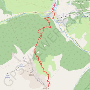Itinéraire Querlaye, distance, dénivelé, altitude, carte, profil, trace GPS