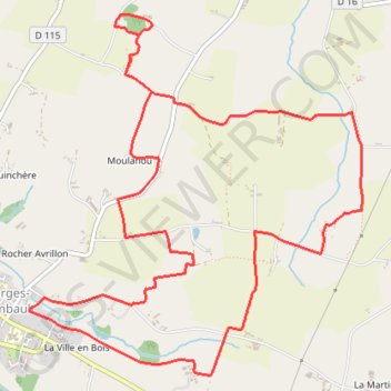 Itinéraire De la toile à l'agriculture - Saint-Georges-de-Reintembault, distance, dénivelé, altitude, carte, profil, trace GPS