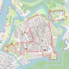 Itinéraire Gravelines, forteresse militaire, distance, dénivelé, altitude, carte, profil, trace GPS