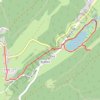 Itinéraire Le lac de Lamoura - Lamoura, distance, dénivelé, altitude, carte, profil, trace GPS