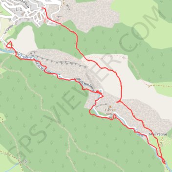 Itinéraire Autour de Llo, Cerdagne, distance, dénivelé, altitude, carte, profil, trace GPS