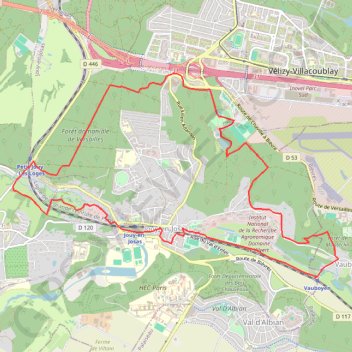 Itinéraire Tour du Bois des Metz, distance, dénivelé, altitude, carte, profil, trace GPS