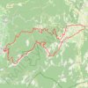 Itinéraire Gorges de la Nesques 1, distance, dénivelé, altitude, carte, profil, trace GPS