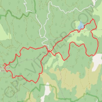 Itinéraire Saint Guiral Lac des Pises, distance, dénivelé, altitude, carte, profil, trace GPS