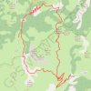 Itinéraire Boucle Pierlas Cians Baisse de Clari, distance, dénivelé, altitude, carte, profil, trace GPS