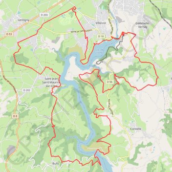 Itinéraire La Loire, des bocages du Brionnais à la plaine du Forez, de ponts en ponts en 6 tronçons, distance, dénivelé, altitude, carte, profil, trace GPS