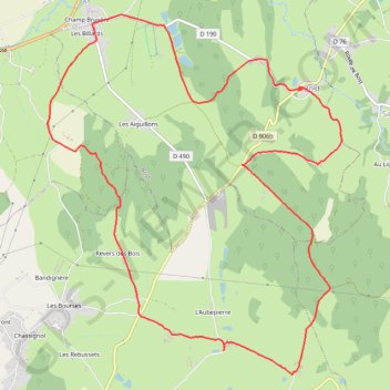Itinéraire Les Gouttes Noires, distance, dénivelé, altitude, carte, profil, trace GPS