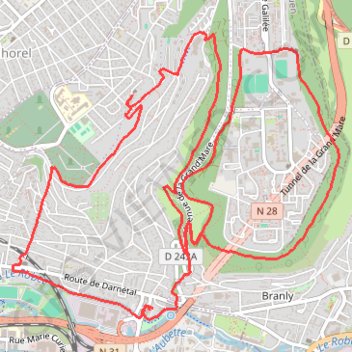Itinéraire Randonnée du Vallon, distance, dénivelé, altitude, carte, profil, trace GPS
