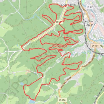Itinéraire La roue des forts (Chantraine vosges), distance, dénivelé, altitude, carte, profil, trace GPS
