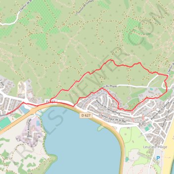 Itinéraire PrepaLeucate, distance, dénivelé, altitude, carte, profil, trace GPS