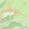 Itinéraire Le lac Glory de Laveissière, distance, dénivelé, altitude, carte, profil, trace GPS