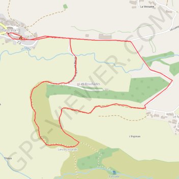 Itinéraire Sancy - La Rouillade - Secteur Chastreix, distance, dénivelé, altitude, carte, profil, trace GPS