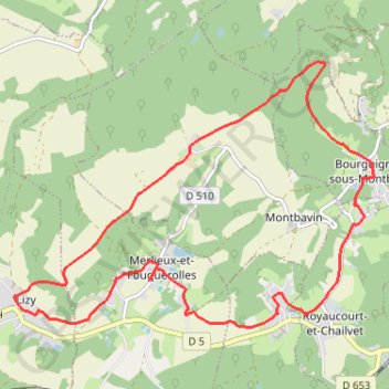 Itinéraire Les arts et les lettres, distance, dénivelé, altitude, carte, profil, trace GPS