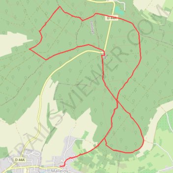 Itinéraire Église de l'Assomption à Église de l'Assomption, distance, dénivelé, altitude, carte, profil, trace GPS