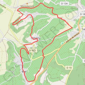 Itinéraire La ronde des Sorciers, distance, dénivelé, altitude, carte, profil, trace GPS