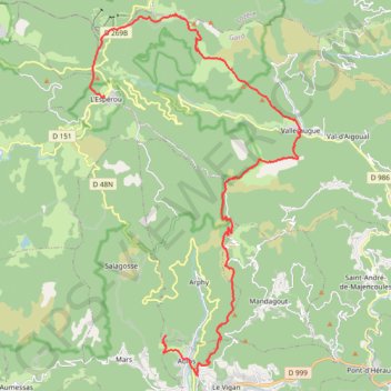 Itinéraire Arches, distance, dénivelé, altitude, carte, profil, trace GPS