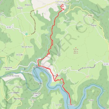Itinéraire Le circuit du Cerf, distance, dénivelé, altitude, carte, profil, trace GPS