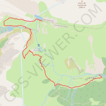 Itinéraire Lacs d'Antarrouyes, distance, dénivelé, altitude, carte, profil, trace GPS