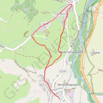 Itinéraire Le Tour des Anaques, distance, dénivelé, altitude, carte, profil, trace GPS