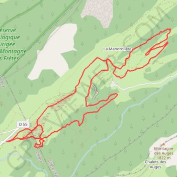 Itinéraire test, distance, dénivelé, altitude, carte, profil, trace GPS