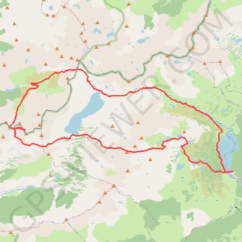 Itinéraire Boucle au Carlit, distance, dénivelé, altitude, carte, profil, trace GPS