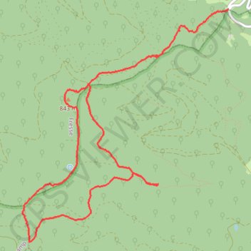 Itinéraire Circuit du Souvenir, distance, dénivelé, altitude, carte, profil, trace GPS
