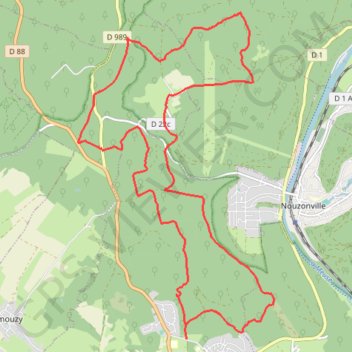 Itinéraire De La Havetière à Meillier Fontaine, distance, dénivelé, altitude, carte, profil, trace GPS