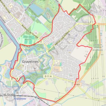 Itinéraire Circuit d'hier et d'aujourd'hui - Gravelines, distance, dénivelé, altitude, carte, profil, trace GPS