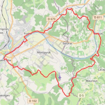 Itinéraire Randonnée à Saint-Vite, distance, dénivelé, altitude, carte, profil, trace GPS