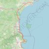 Itinéraire Etape 8 L Escala - Marseillan, distance, dénivelé, altitude, carte, profil, trace GPS