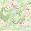 Itinéraire Randonnée des feuilles mortes - Château Salins, distance, dénivelé, altitude, carte, profil, trace GPS