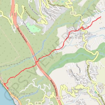 Itinéraire Temor St Leu, distance, dénivelé, altitude, carte, profil, trace GPS