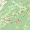 Itinéraire Gelinotte, distance, dénivelé, altitude, carte, profil, trace GPS